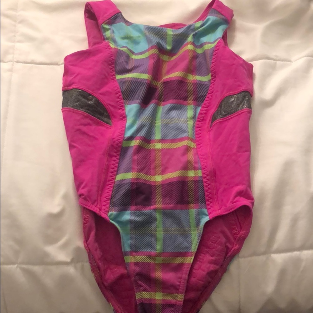 colorful plaid leotard from IVIVVA